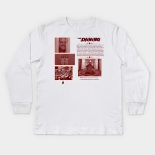 The Shining Synopsis Design Kids Long Sleeve T-Shirt